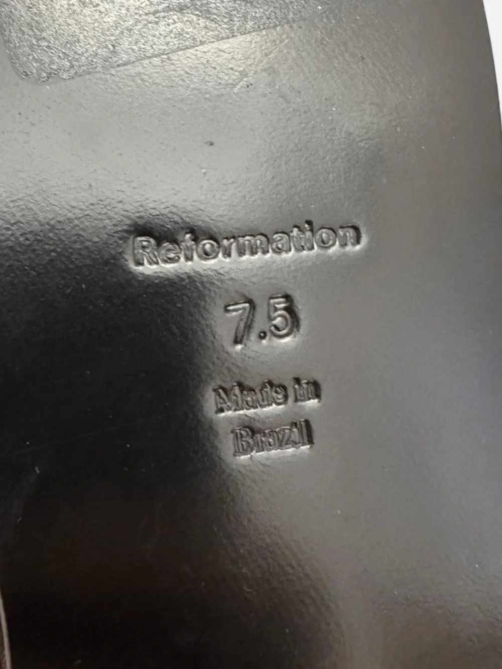 NWOT Reformation Janet flat sandals